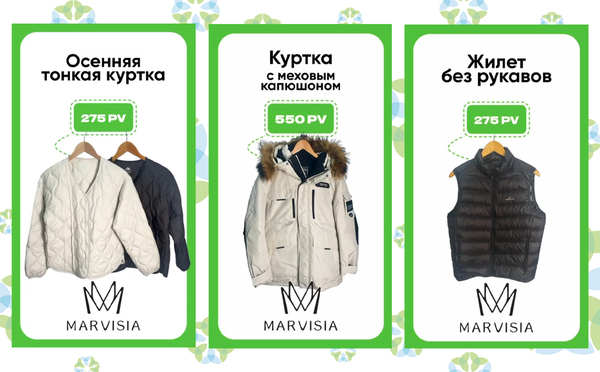 Видеообзор курток MARVISIA