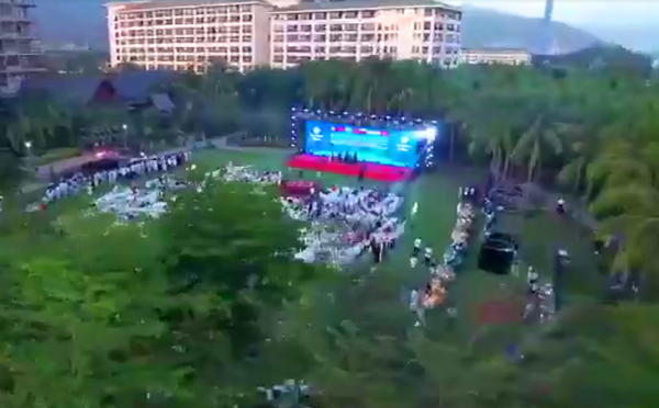 Гала-ужин с президентом корпорации Greenleaf (апрель 2025г, о.Хайнань, Санья)