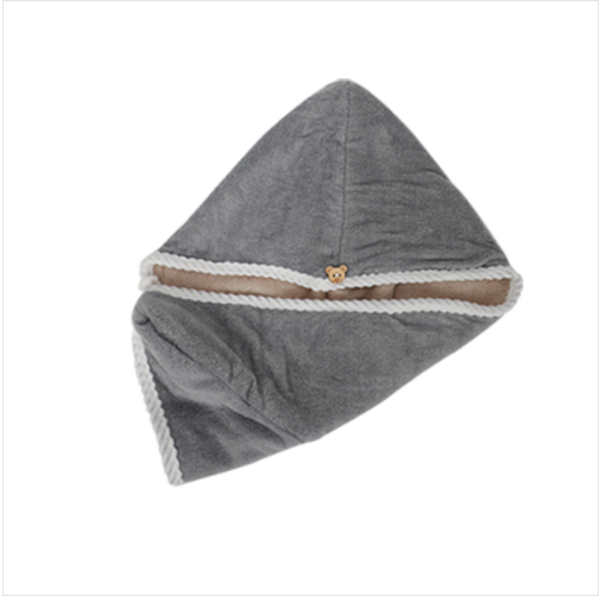   (Кол-во в коробке 200 шт) Kardli Полотенце для сушки волос (серый)