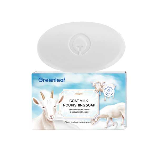 Greenleaf Увлажняющее мыло с козьим молоком/120 г/версия на английском и русском языках