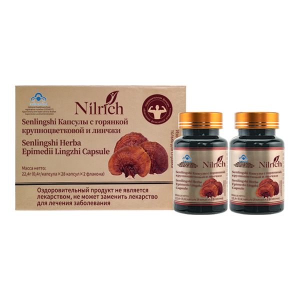 (Кол-во в коробке 16 шт) Эпимедиум марки Newitz Fujioka и капсулы Ganoderma/22,4 г