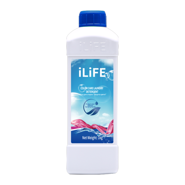 iLiFE Гель для стирки цветного белья "Защита цвета" 1 кг