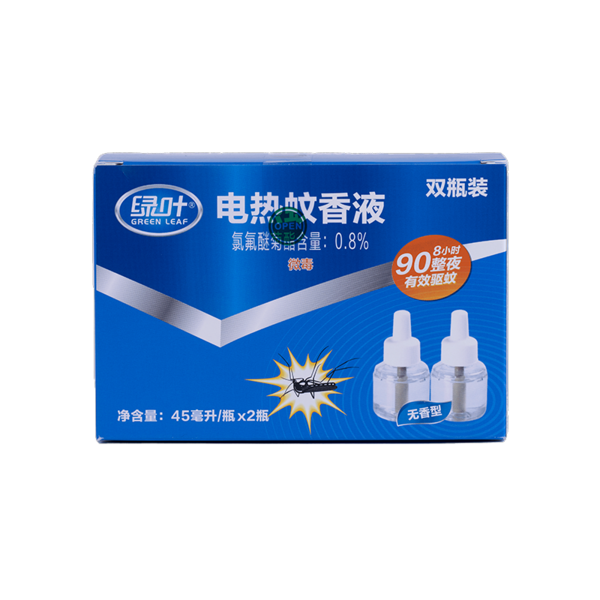 Greenleaf электрическая жидкость для репеллентов от комаров, без запаха (2 флакона).