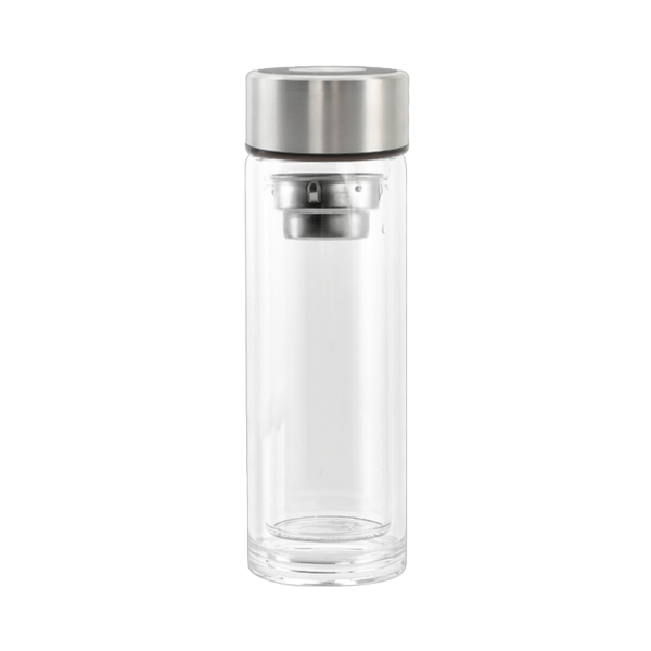 KARDLI модная двухслойная стеклянная кружка из боросиликатного стекла, натуральный цвет.