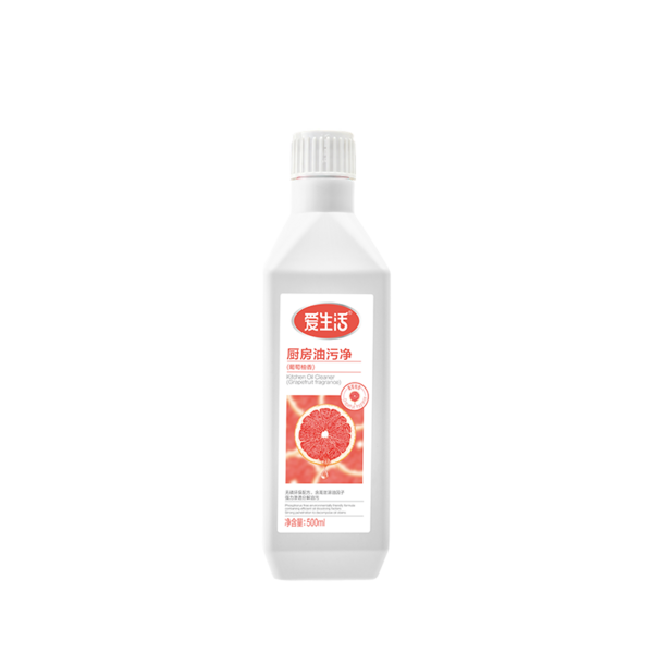 iLiFE kitchen oil cleaner - 500 мл Кухонное средство для удаления пятен от тяжелого масла（Грейпфрут）