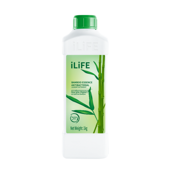 iLiFE Антибактериальный гель для стирки с экстрактом бамбука 1 кг