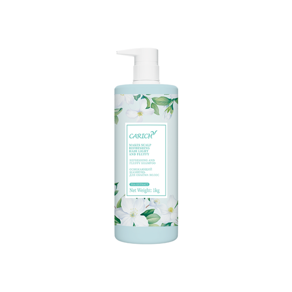 (Кол-во в коробке 20 шт)CARICH 1 кг Освежающий пушистый шампунь