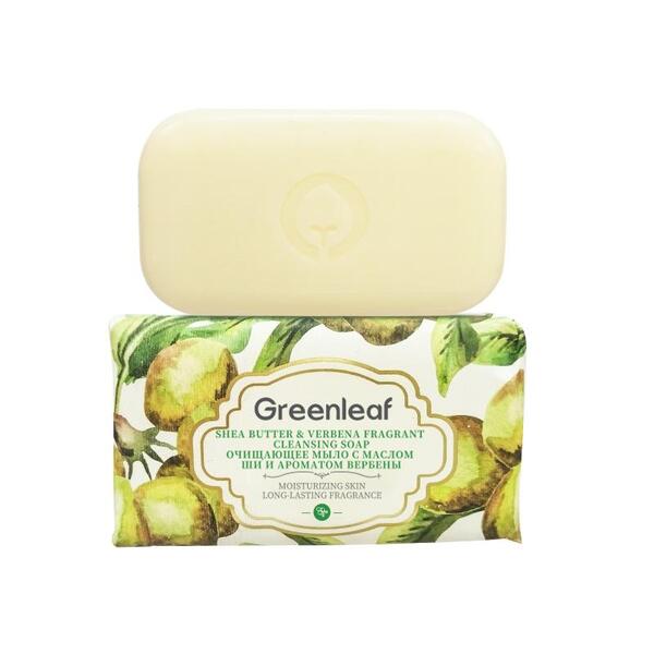 (Кол-во в коробке 48 шт) Greenleaf, 200 г,Очищающее мыло с ароматом вербены Масло ши