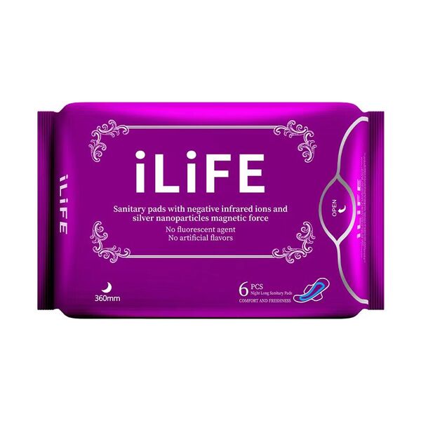 iLiFE Длинные ночные гигиенические прокладки