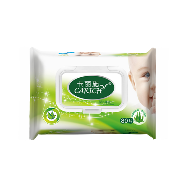 CARICH Детские очищающие салфетки, 80 шт.