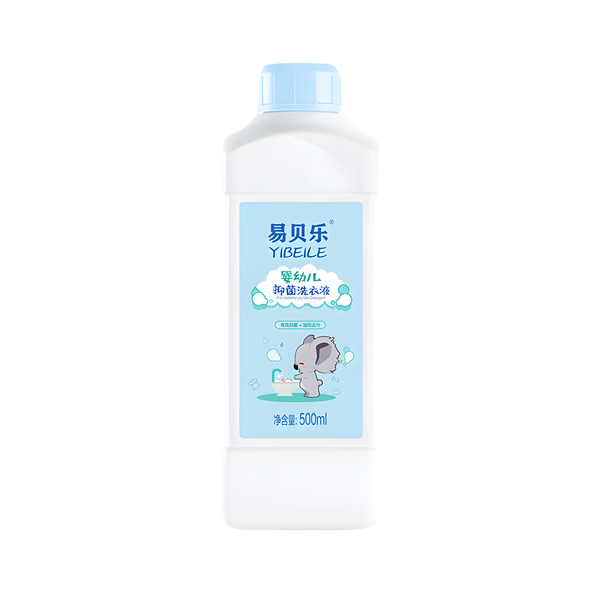 YIBEILE Антибактериальный гель для стирки вещей новорожденных и малолетних детей, 500 мл