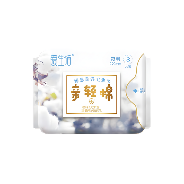 iLiFE Qinqingmian Ночные гигиенические прокладки 8 шт.*290 мм