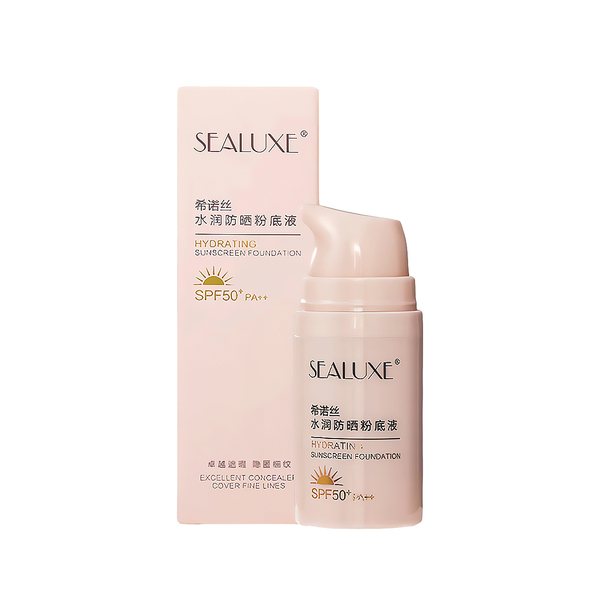 (Корбока 20 шт)SEALUXE Увлажняющий солнцезащитный тональный крем 30 мл