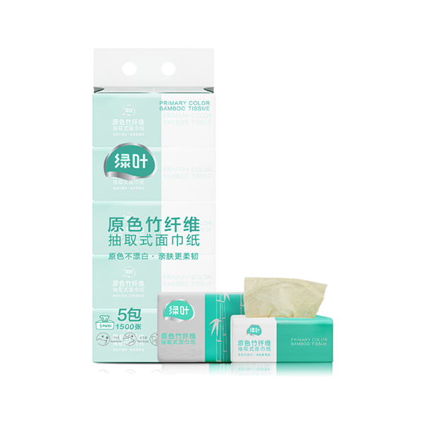 GREENLEAF Натуральные бамбуковые салфетки 100шт