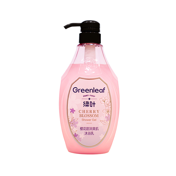 Greenleaf 580 мл Ухаживающий питательный гель для душа Цветы вишни