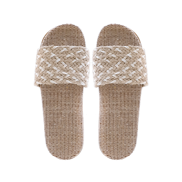 (Кол-во в коробке 100 шт) Kardli slippers（women) - Женские тапочки летние (39-40; *260мм*), (Подошва-Резина / Верх-Текстильные материал)