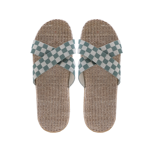 Kardli slippers（women) - Женские тапочки летние (39-40; *260мм*), (Подошва-Резина / Верх-Текстильные материал),