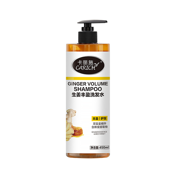 CARICH Имбирный шампунь для придания объема волосам, 450 мл