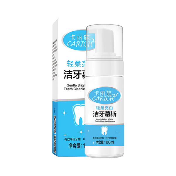 CARICH Нежный отбеливающий мусс для зубов, 100 мл