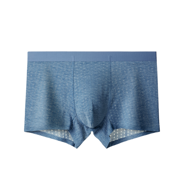 MAIWEIS Мужские бесшовные жаккардовые трусы джинсового синего цвета XXXL