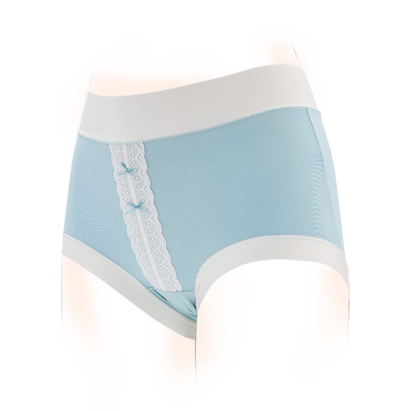 MAIWEIS Женские трусики с высокой талией средне-синие средний размер